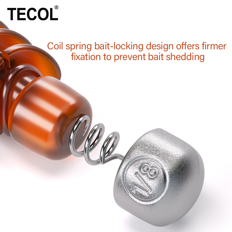 TECOL 1G 1.75G 2.7G 3.5G Spira - Fishing Equipment Lures recension och pris