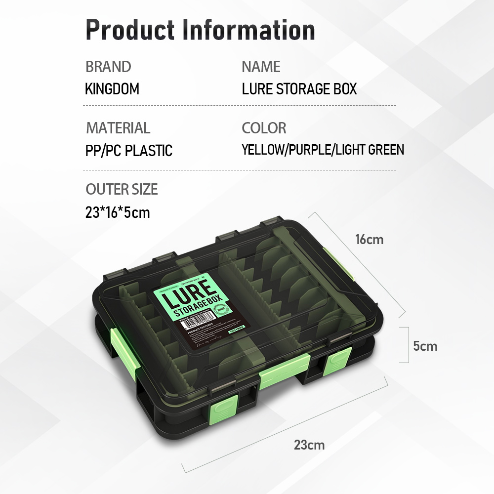 Kingdom Lure Storage Box Water - Fishing Equipment Lures recension och pris